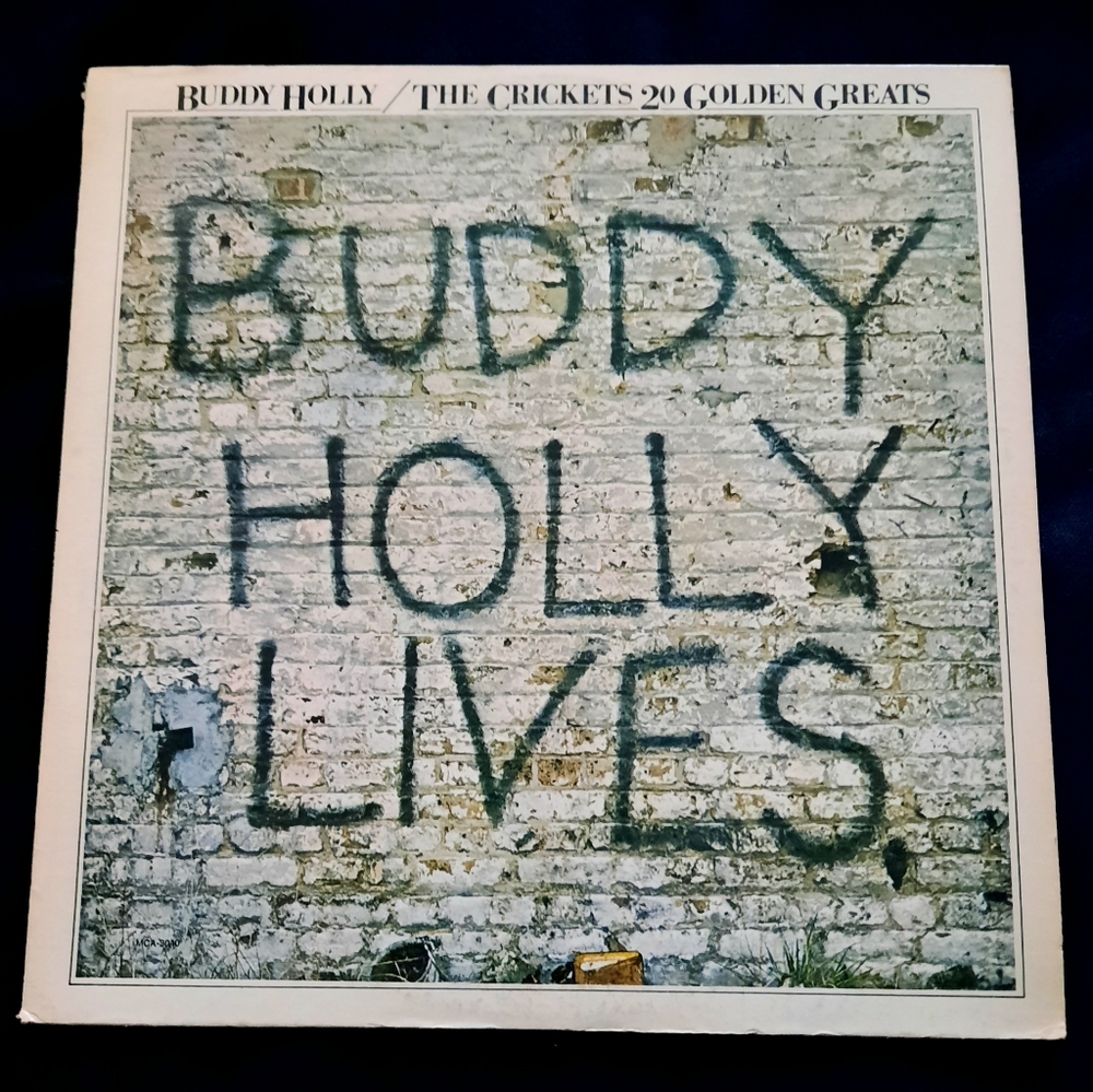 Buddy Holly Lives- The Crickets- 20 Golden Greats, Vinyl LP, 1978